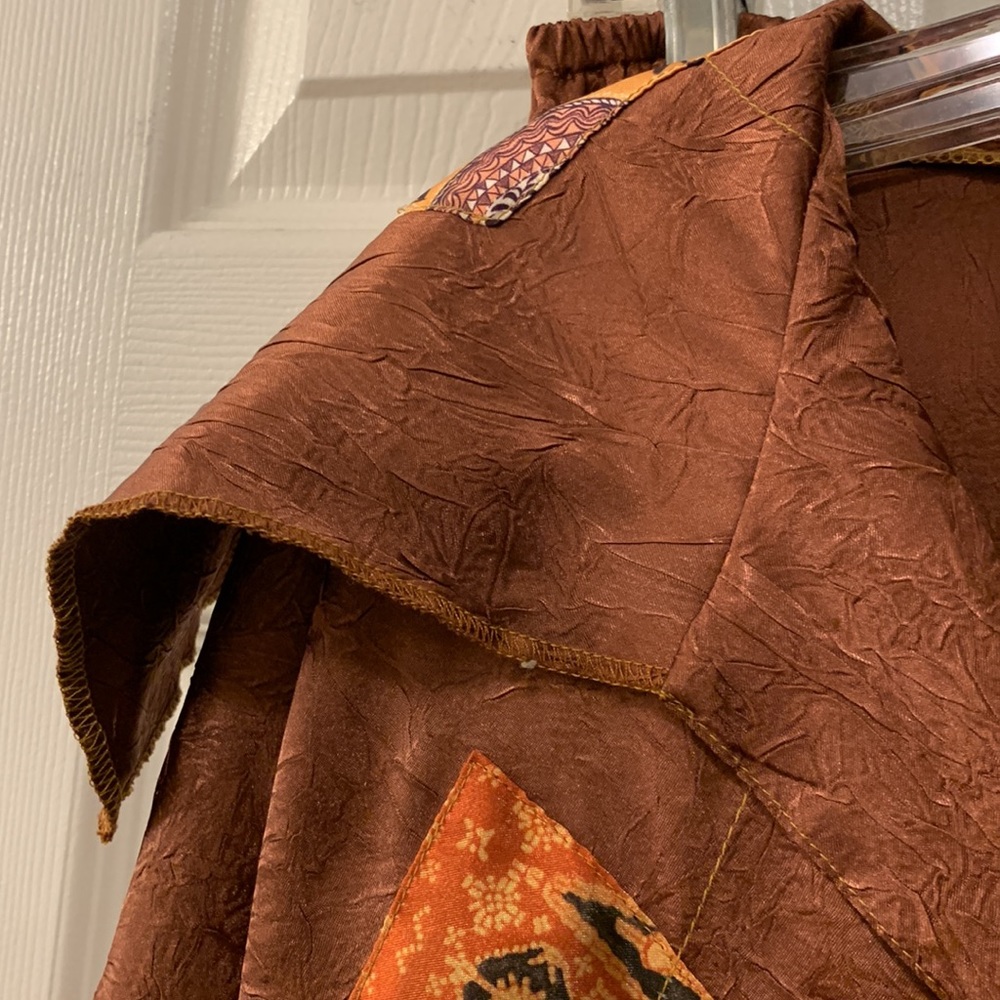 AUTHENTIC NOTHING MATCHES :2 PCS PANT SET:SZ3= XL:COPPER MIX COLORS/ARTSY BOHO - Picture 4 of 12
